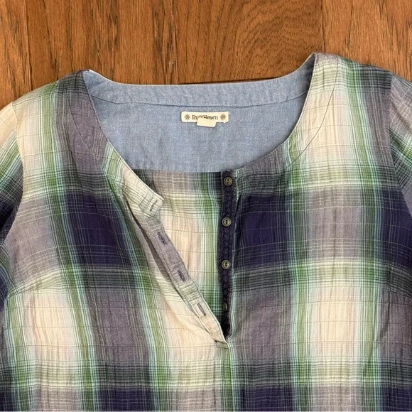 Ruff Hewn Blue Chambray Shirt - Picture 3 of 5